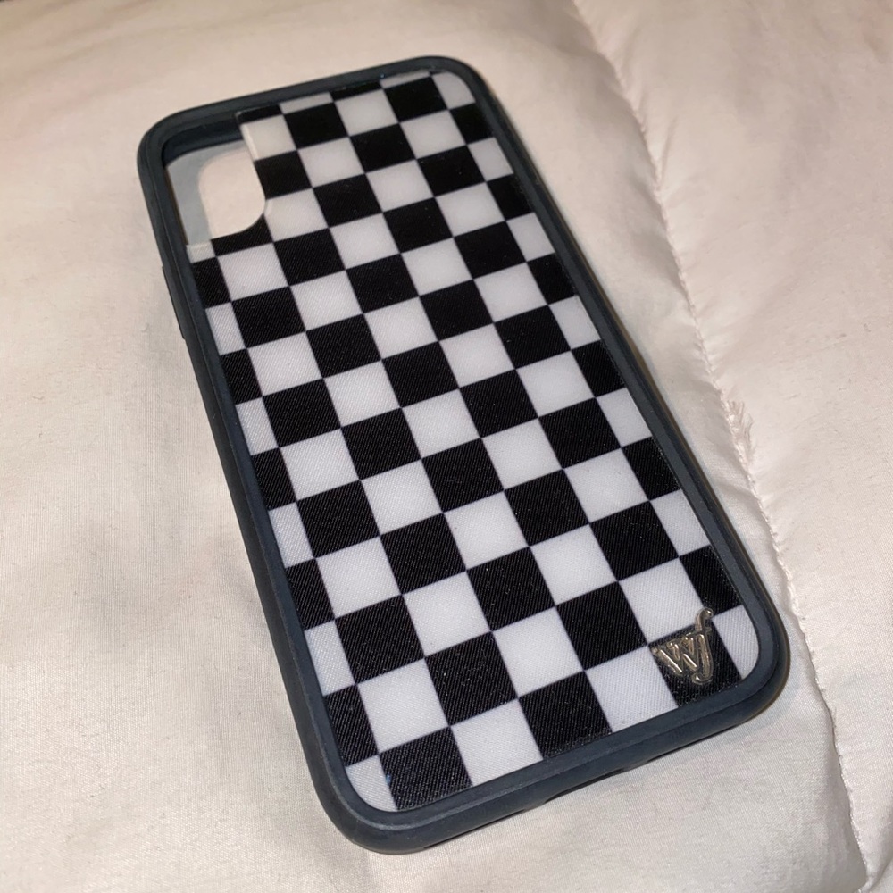 Wildflower Check Plz iPhone X Case